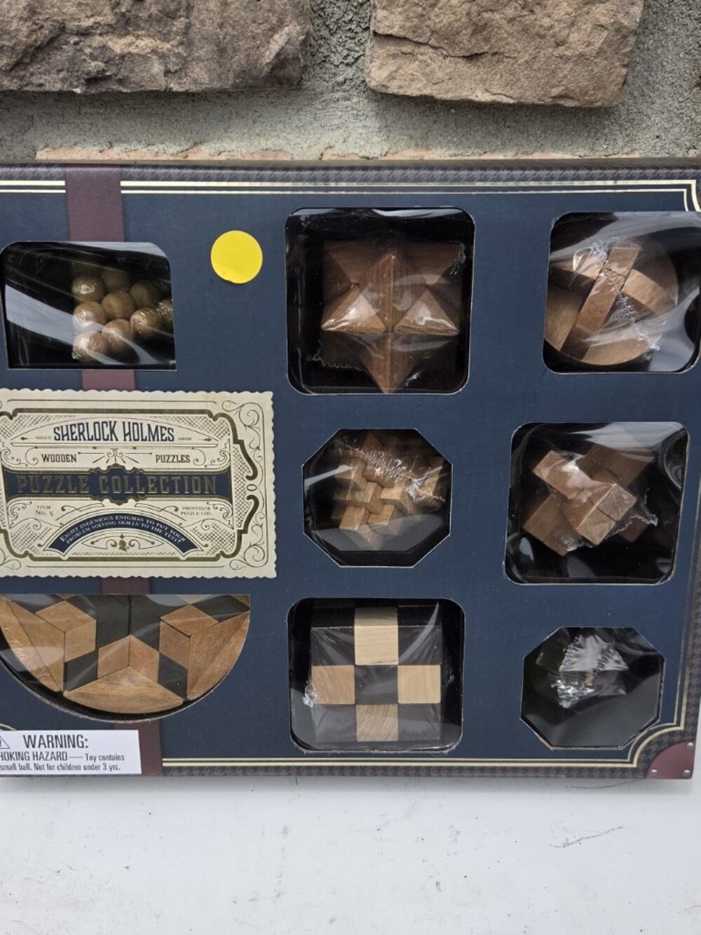 Professor Puzzle Sherlock Holmes Wooden Puzzle Collection Set of 8 Boxed